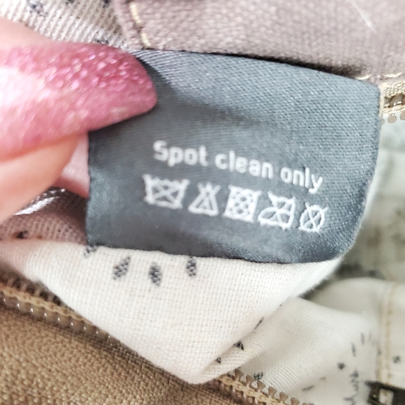 Myra Bag Glare Cowhide Upcycled Canvas Leather Messenger Crossbody Bag - Picture 7 of 16